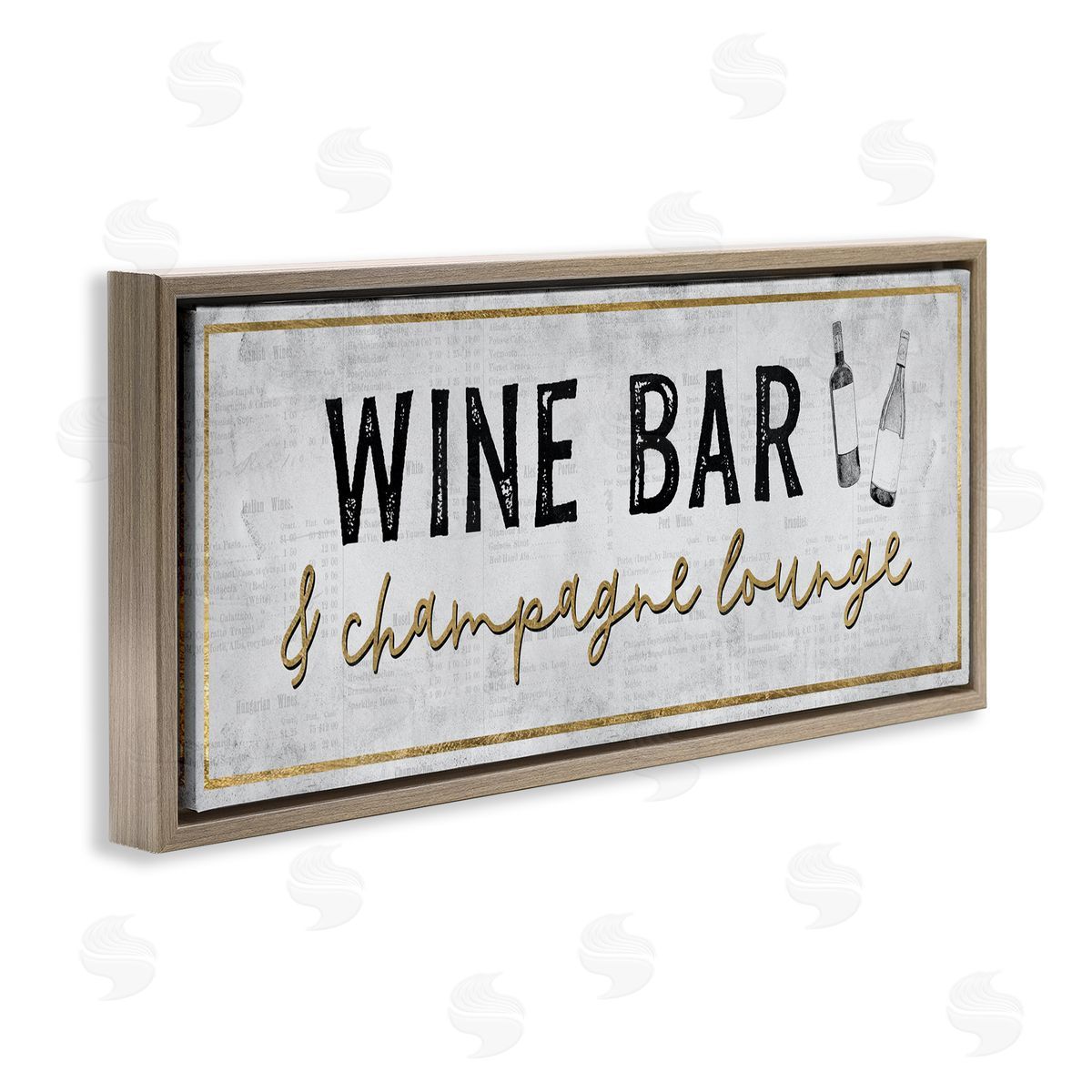 Natalie Carpentieri Wine Bar Champagne Lounge Distressed Vintage Kitchen Sign