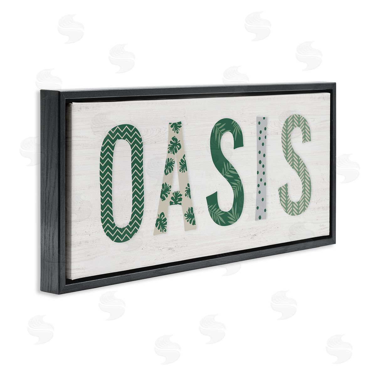 Natalie Carpentieri Oasis Tropical Foliage Patterned Letter Relaxation Sign