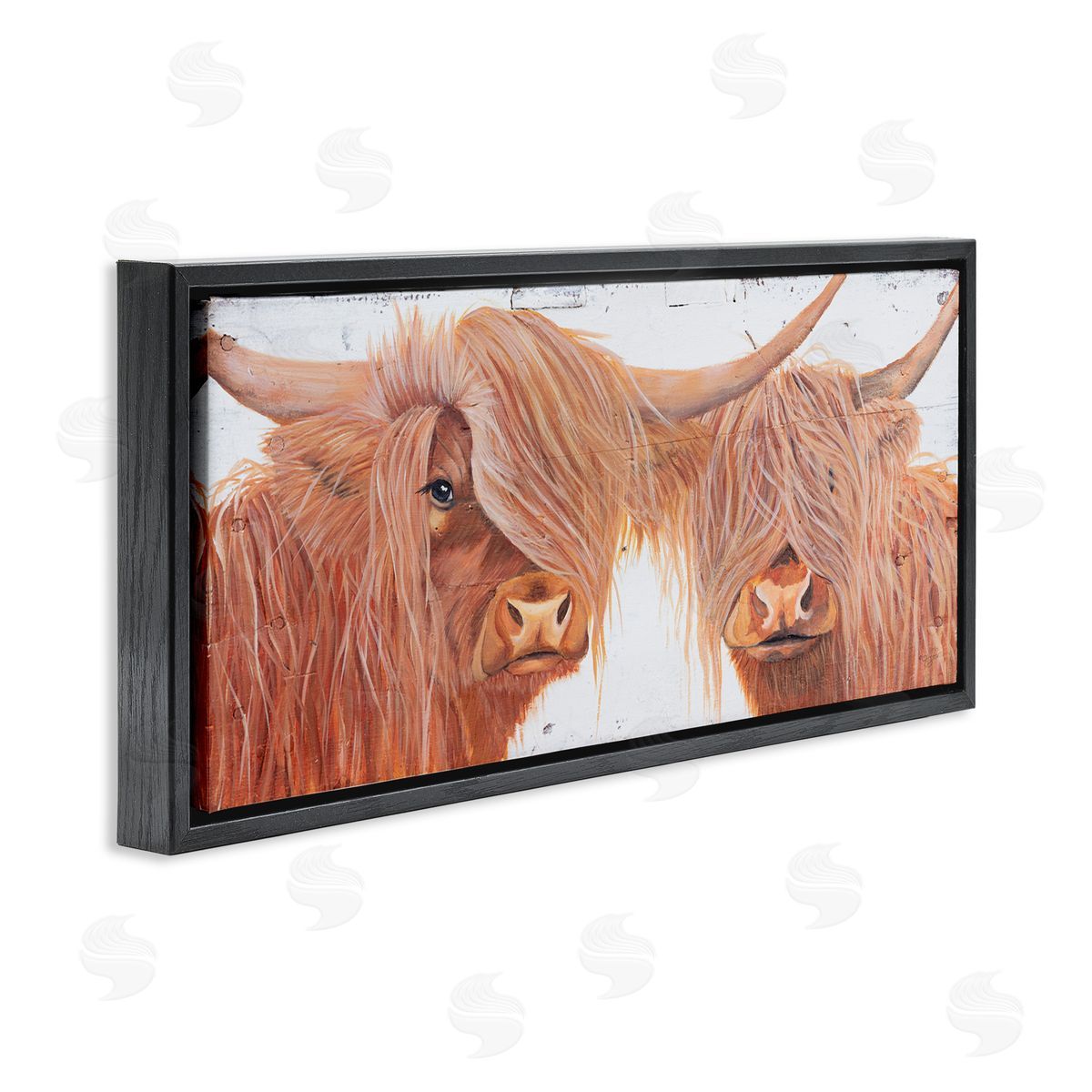Diane Fifer Beautiful Brown Countryside Highland Cow Cattle Longhorn Portrait