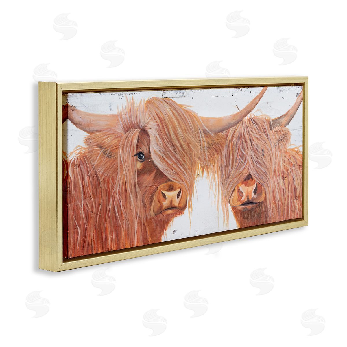 Diane Fifer Beautiful Brown Countryside Highland Cow Cattle Longhorn Portrait