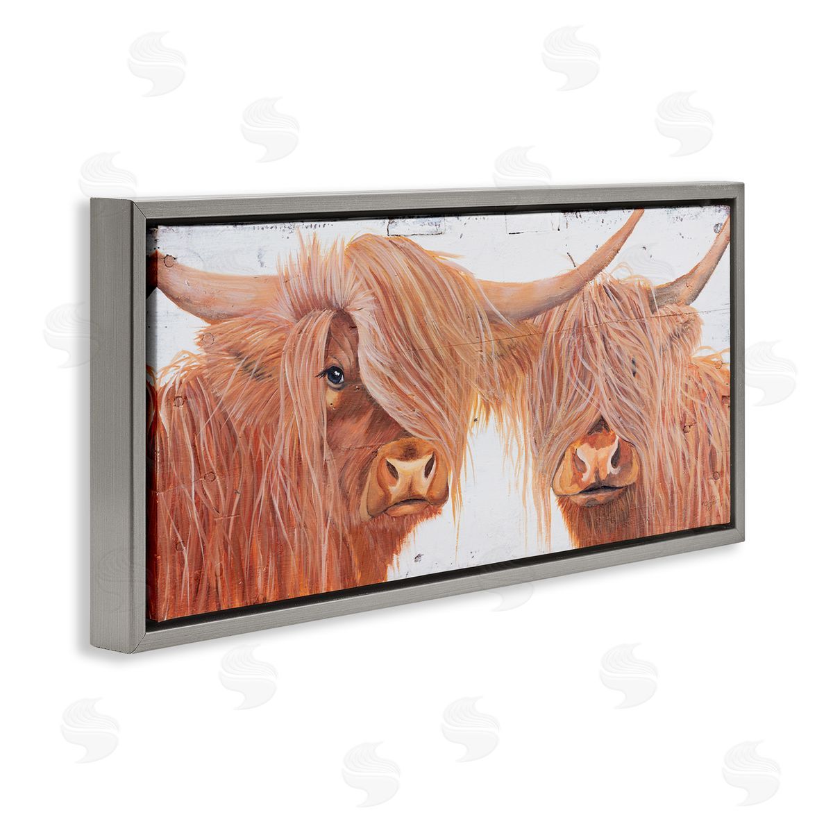 Diane Fifer Beautiful Brown Countryside Highland Cow Cattle Longhorn Portrait