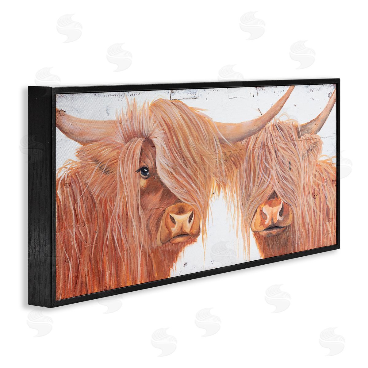 Diane Fifer Beautiful Brown Countryside Highland Cow Cattle Longhorn Portrait