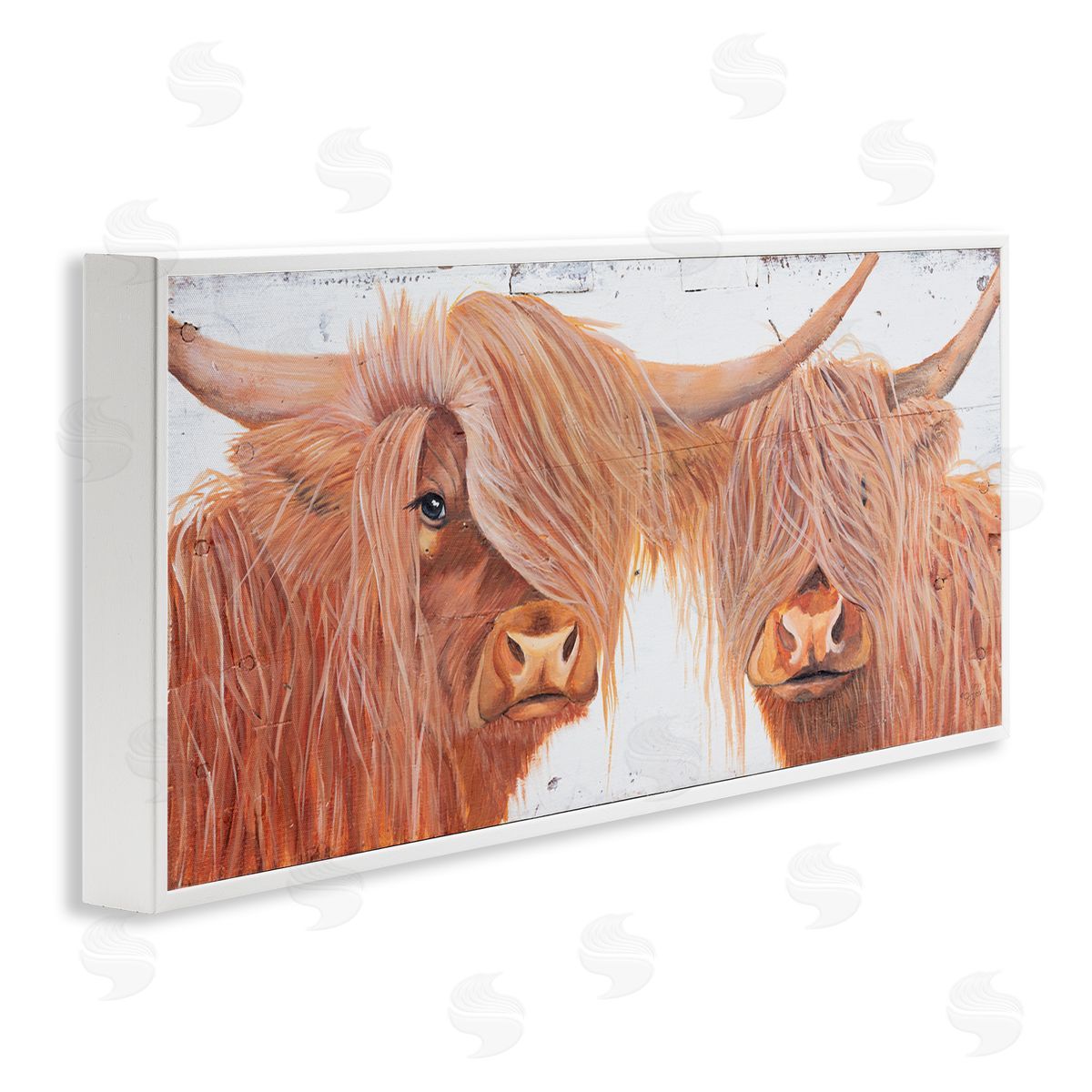 Diane Fifer Beautiful Brown Countryside Highland Cow Cattle Longhorn Portrait