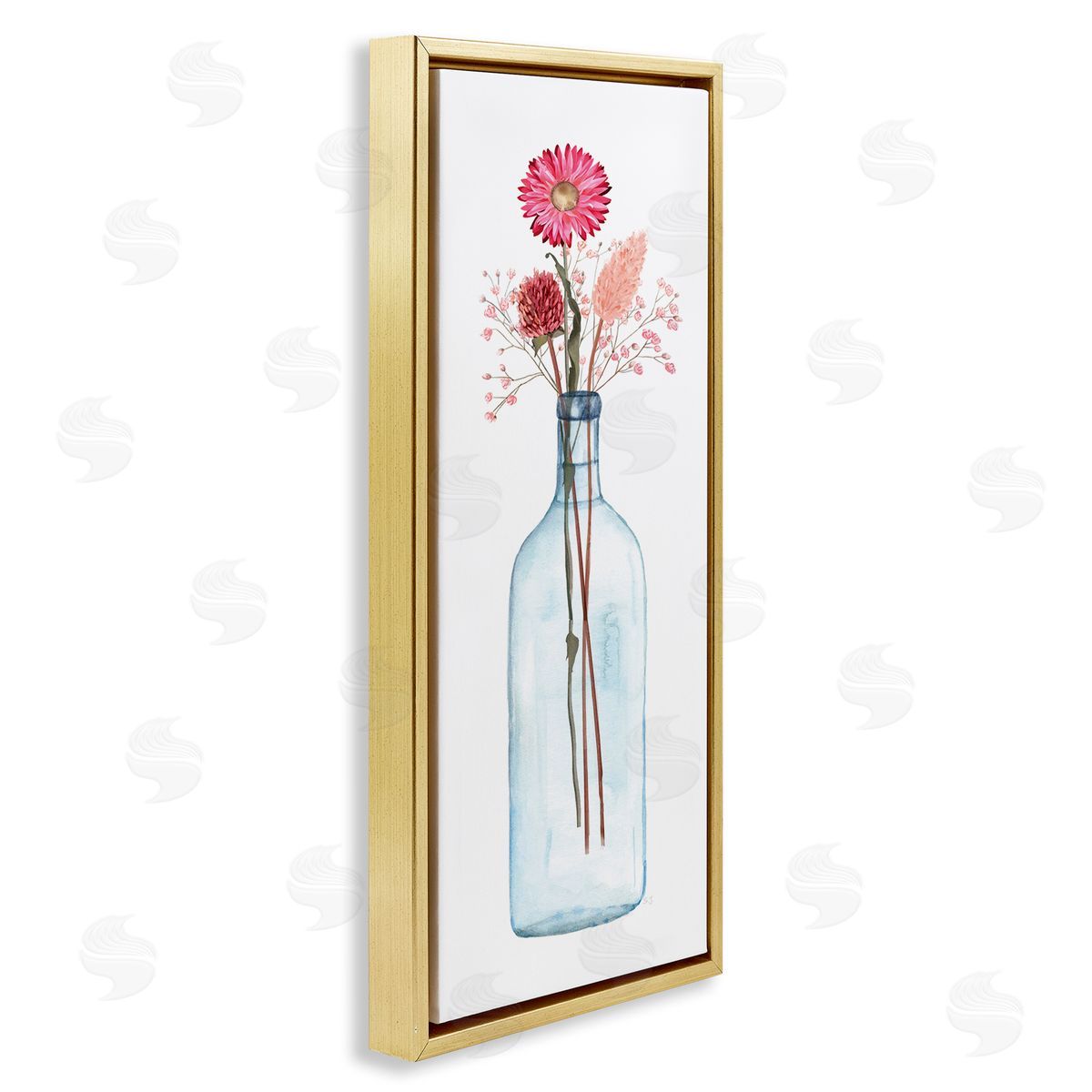 Susan Jill Minimalistic Aster Flower Arrangement Glass Jar Simple Design