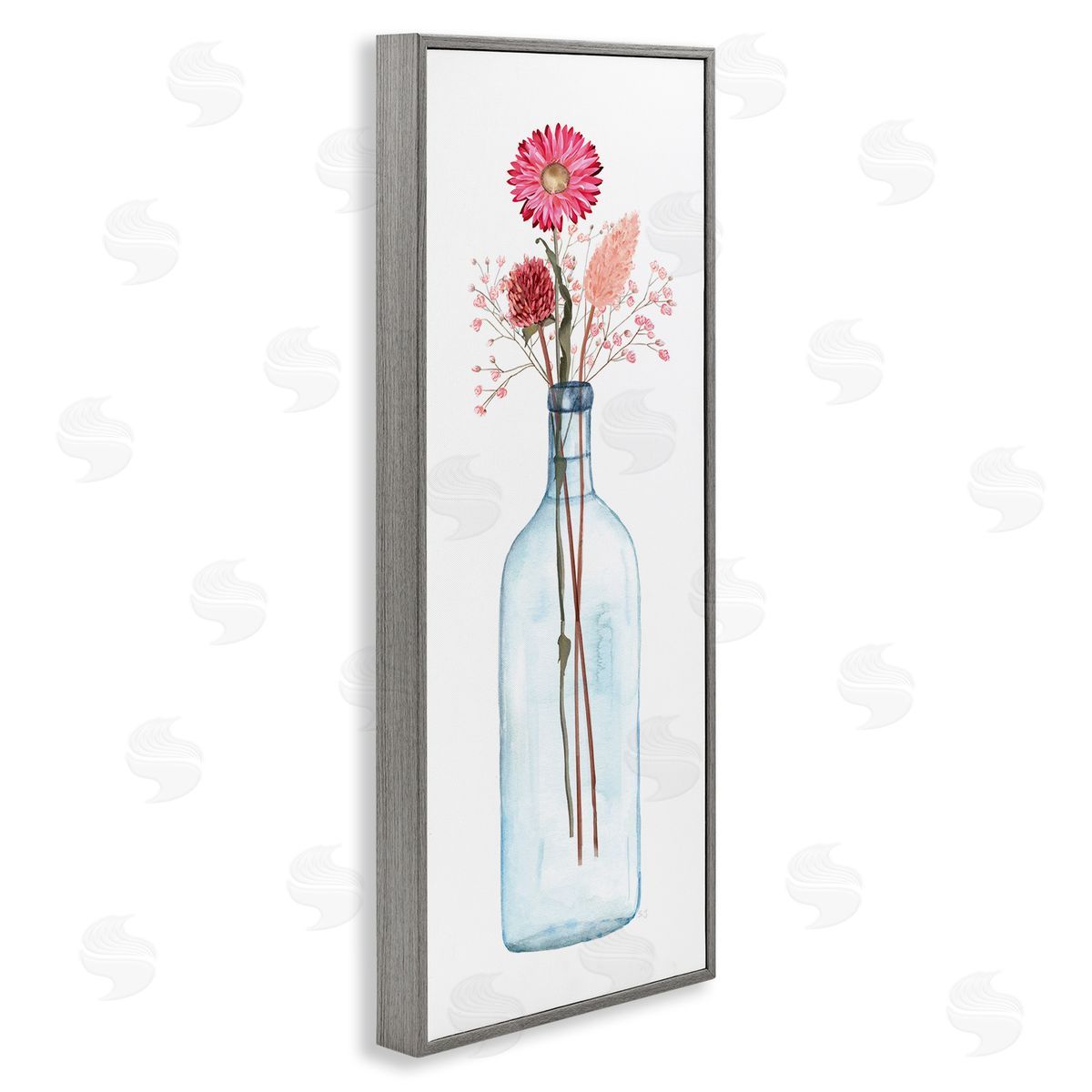 Susan Jill Minimalistic Aster Flower Arrangement Glass Jar Simple Design