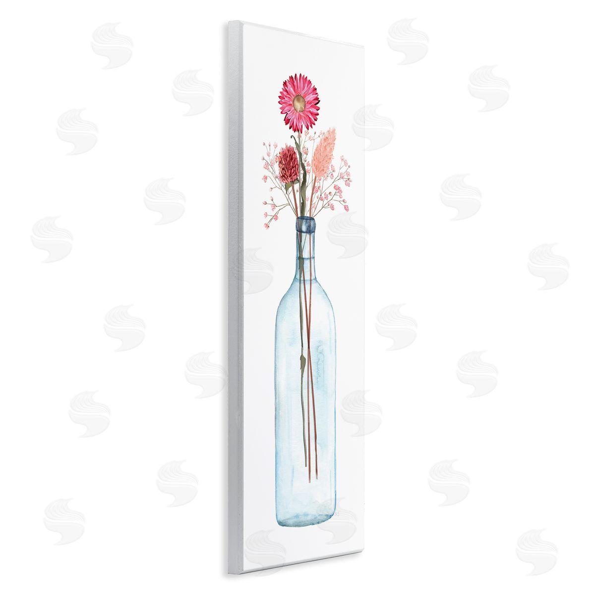 Susan Jill Minimalistic Aster Flower Arrangement Glass Jar Simple Design