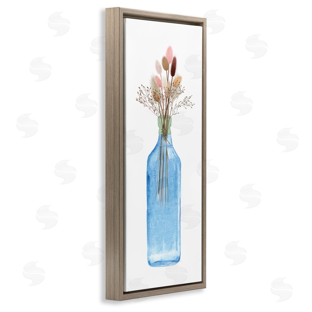 Susan Jill Simple Blue Flower Vase Botanical Arrangement Design