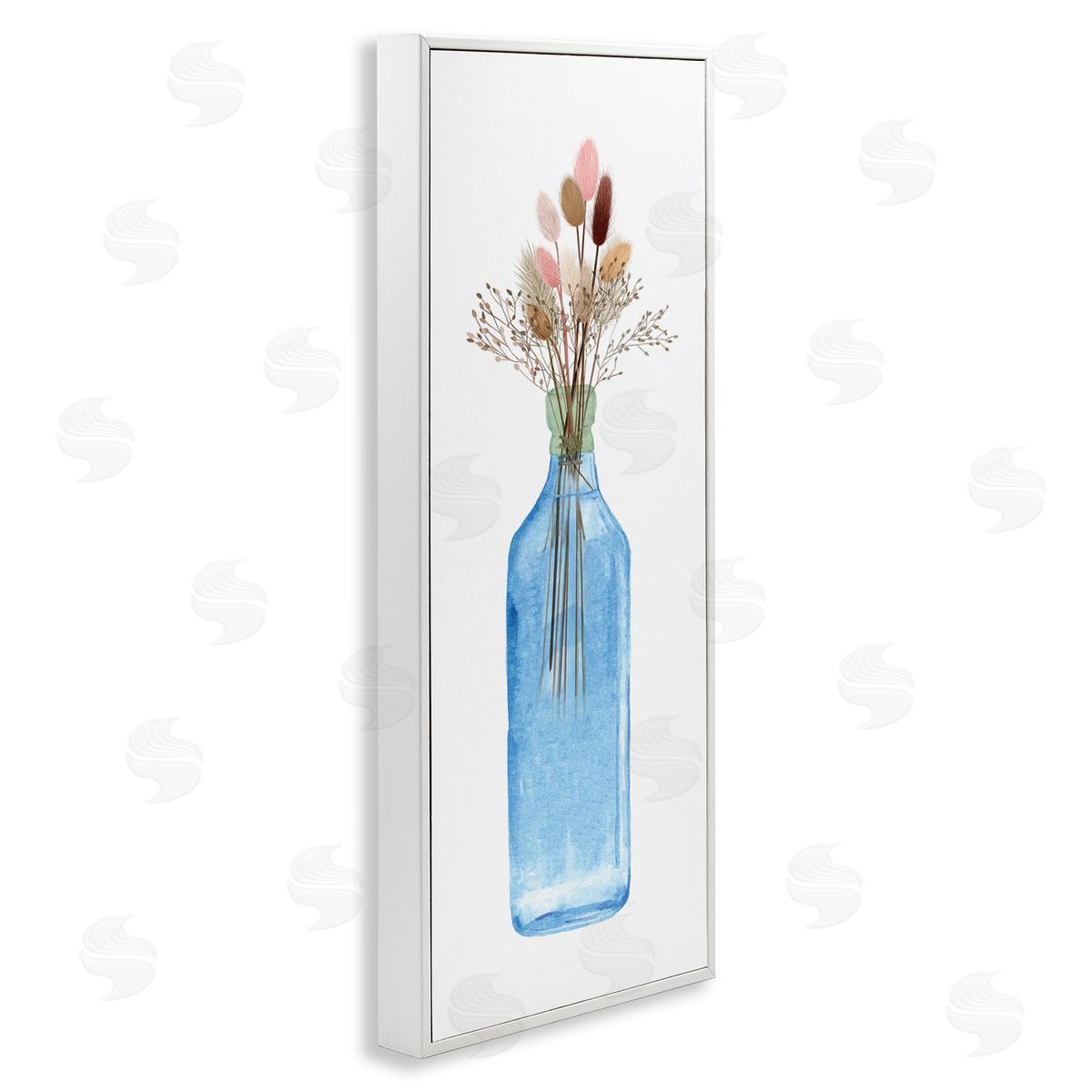 Susan Jill Simple Blue Flower Vase Botanical Arrangement Design