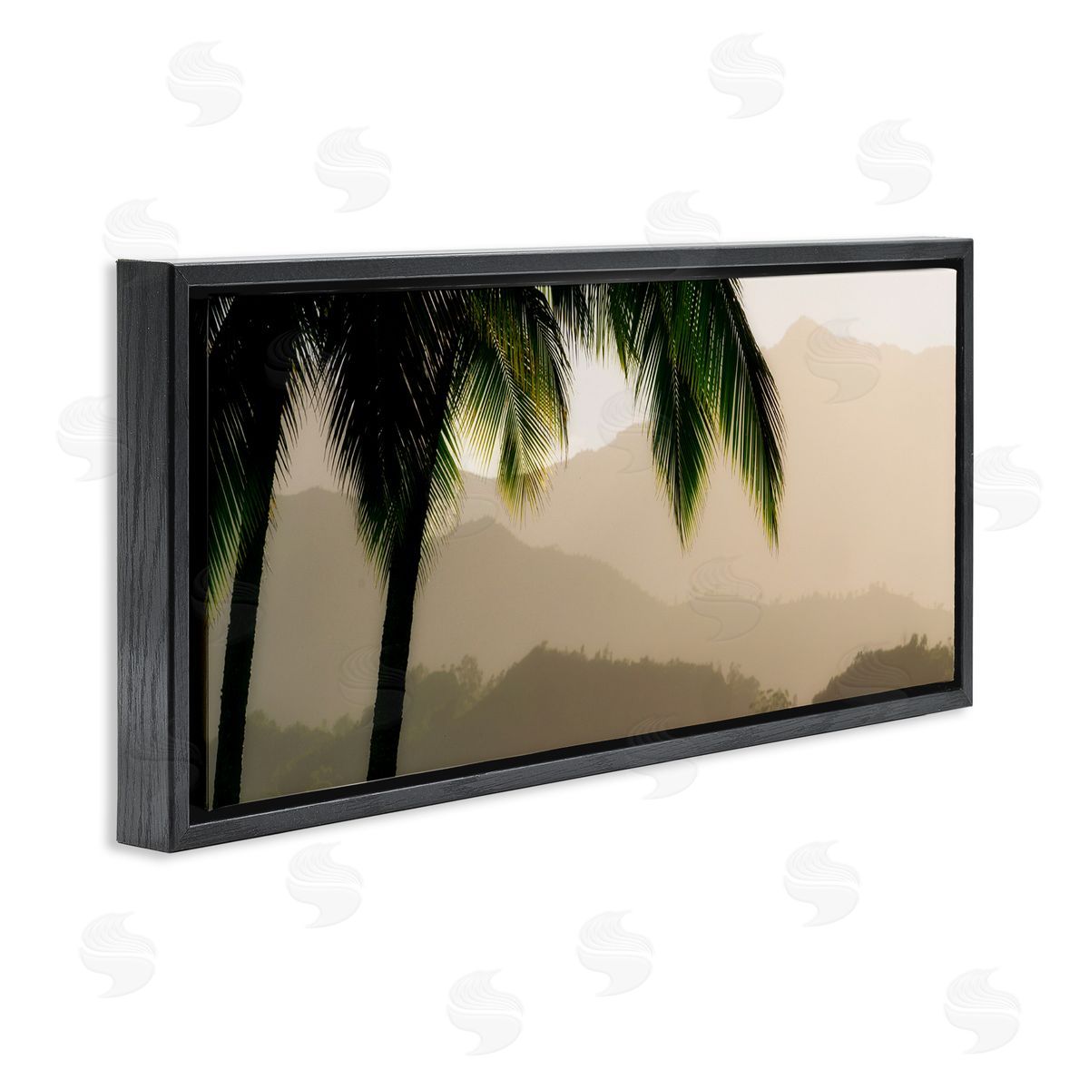 Dennis fr_sideates Tropical Palm Tree Overlooking Sunlit Mountain Valley