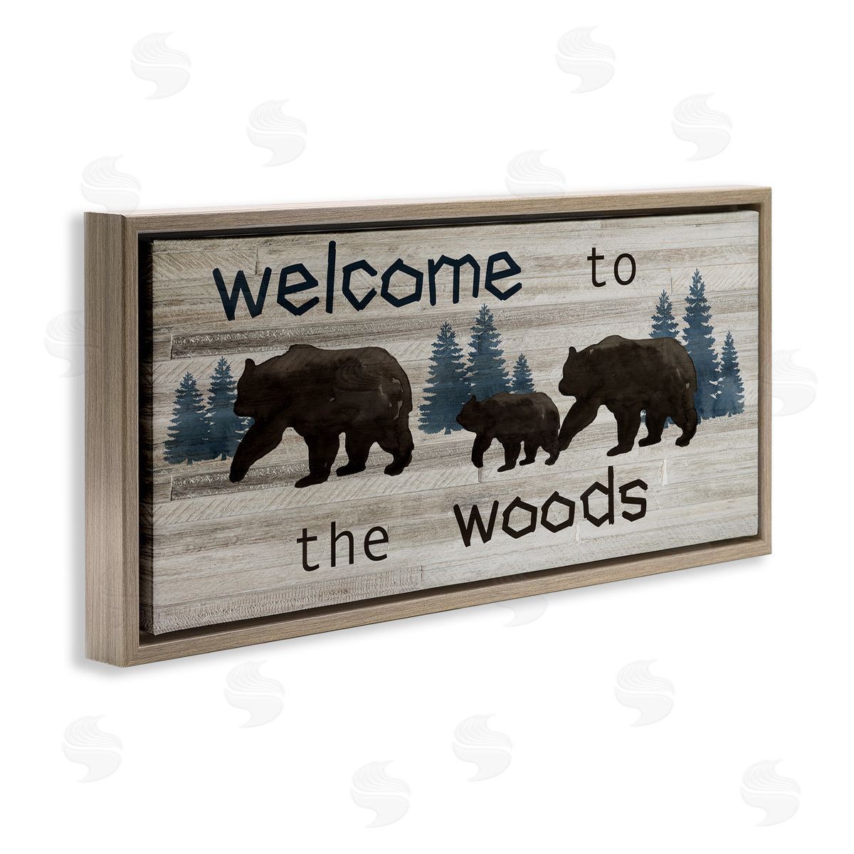 Nan Welcome To Wood Rustic Bears Forest Design