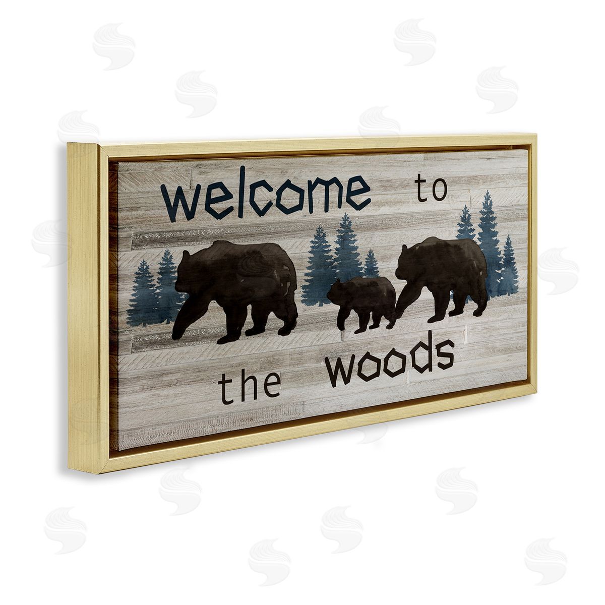 Nan Welcome To Wood Rustic Bears Forest Design