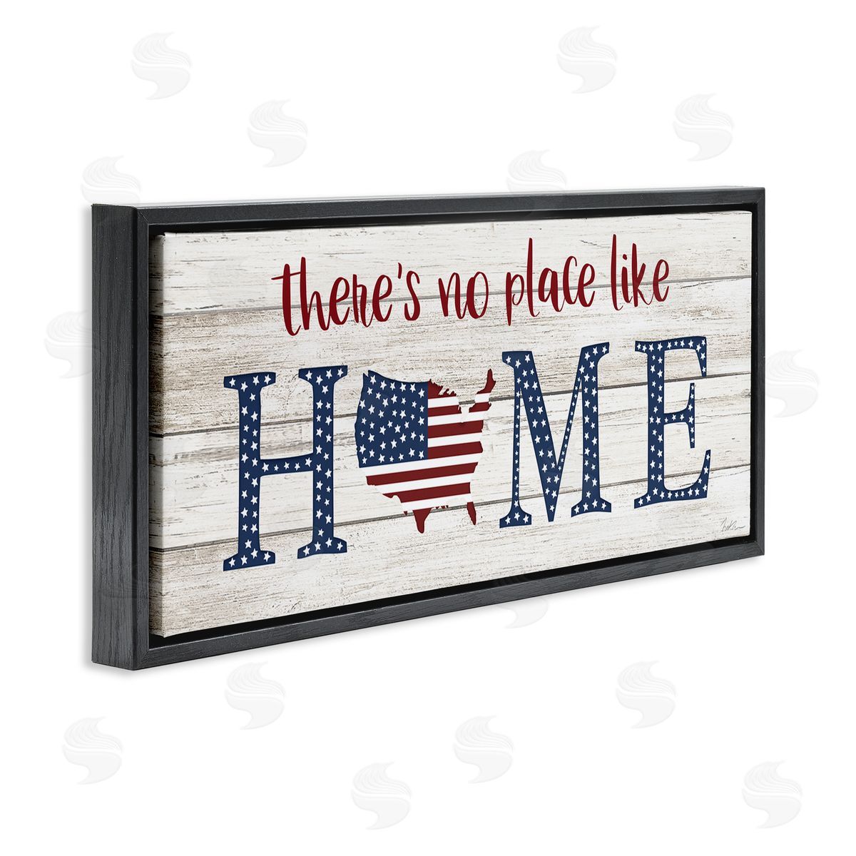 Natalie Carpentieri Patriotic There's No Place Like Home Phrase Americana