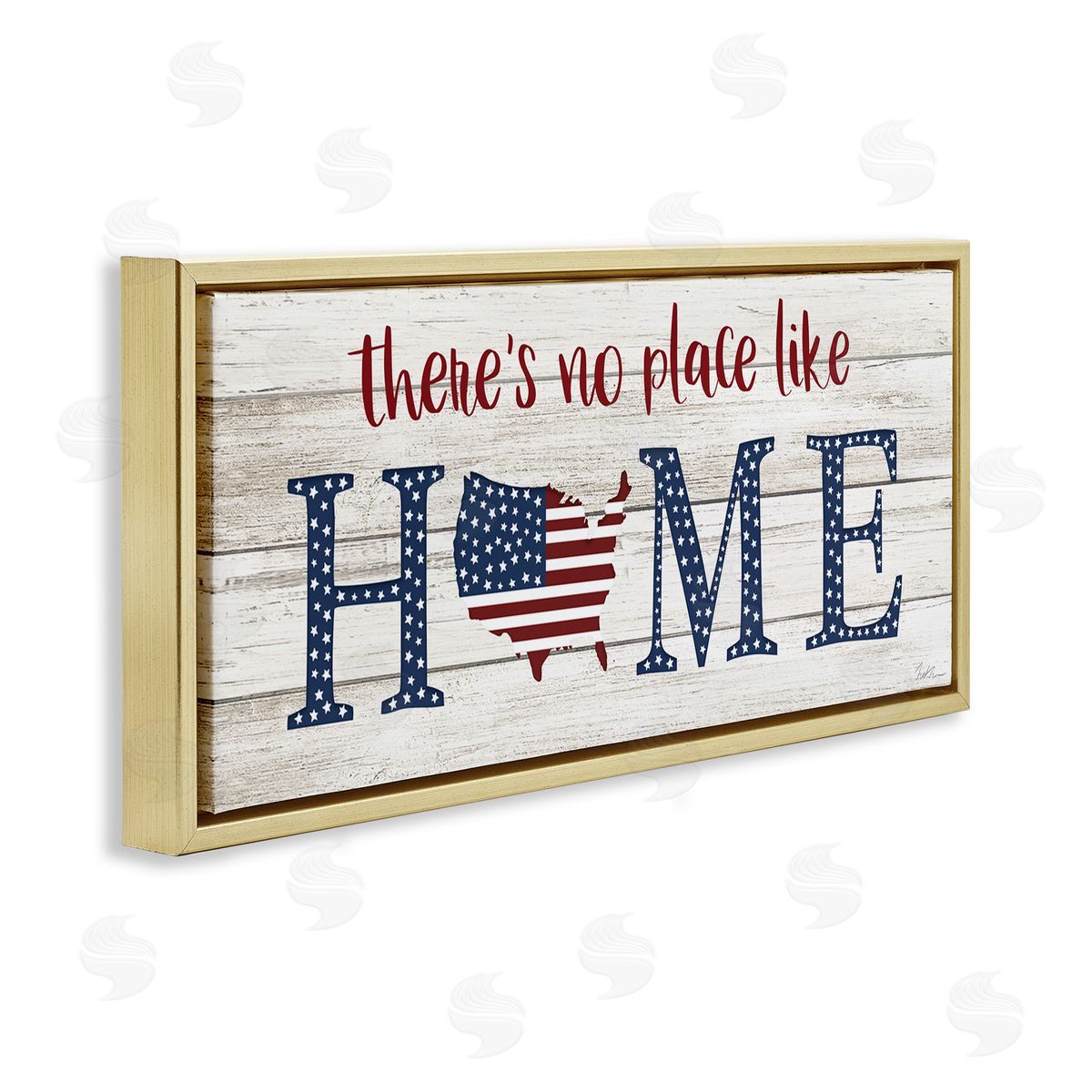 Natalie Carpentieri Patriotic There's No Place Like Home Phrase Americana