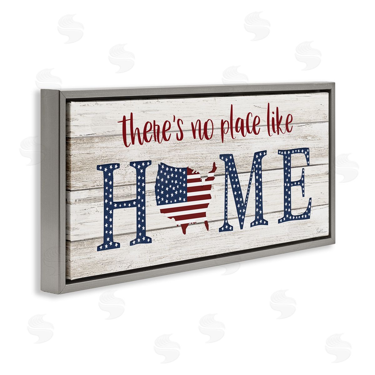 Natalie Carpentieri Patriotic There's No Place Like Home Phrase Americana