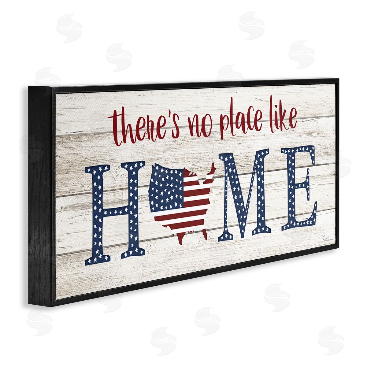 Natalie Carpentieri Patriotic There's No Place Like Home Phrase Americana