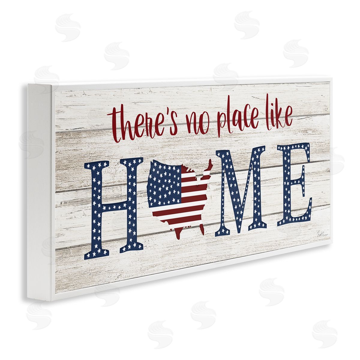 Natalie Carpentieri Patriotic There's No Place Like Home Phrase Americana