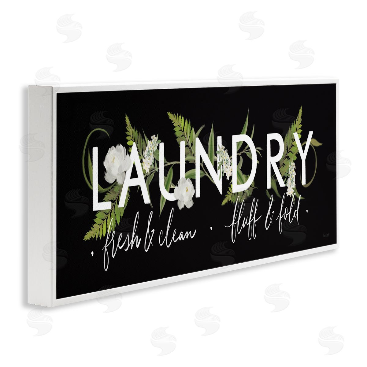 House Fenway Fern and Floral Laundry Home Sign Traditional Cleaning