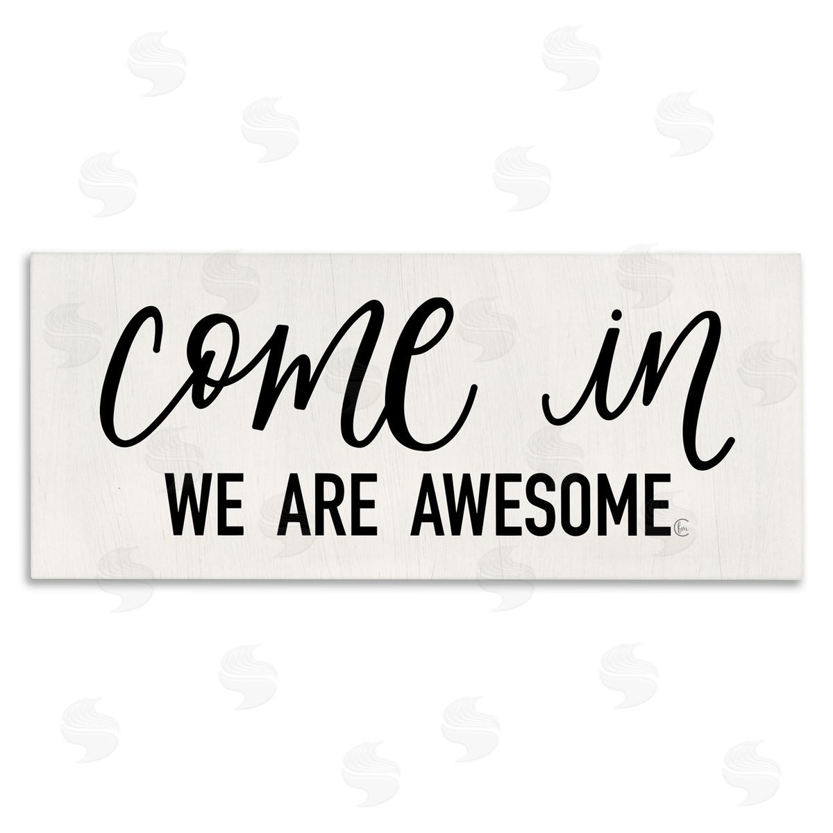 House Fenway Come In We Are Awesome Phrase fr_sideiendly Home Sign