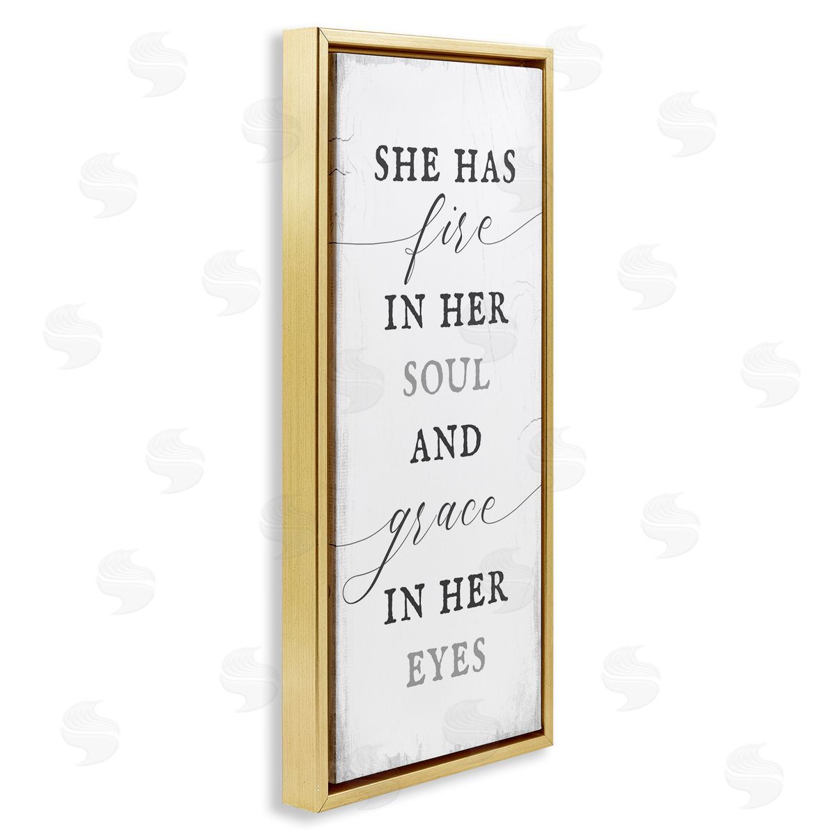 Stupell Studio She has Fire in Her Soul Motivational Girl Power