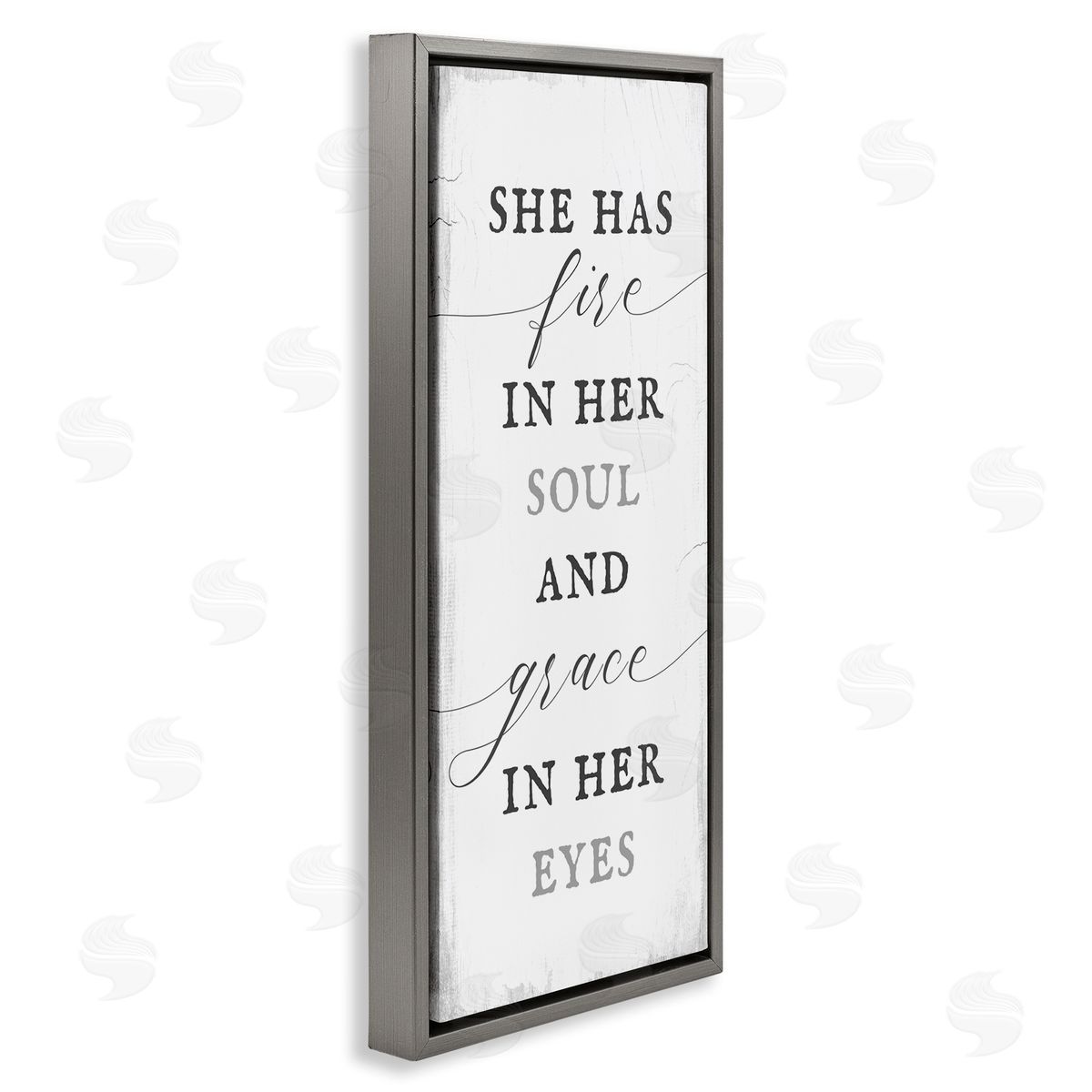 Stupell Studio She has Fire in Her Soul Motivational Girl Power