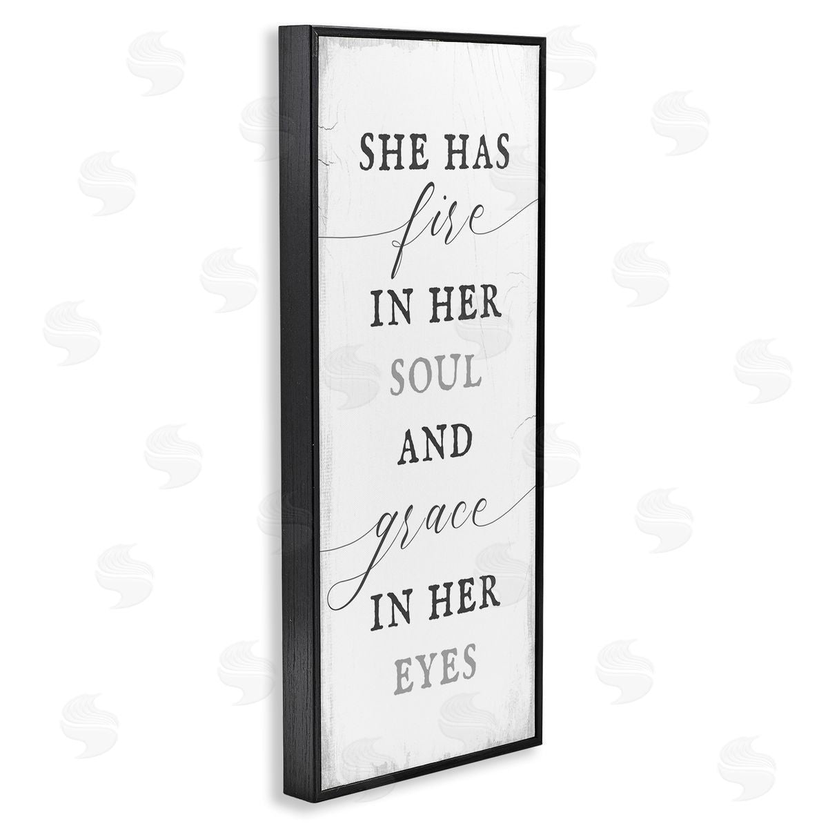 Stupell Studio She has Fire in Her Soul Motivational Girl Power