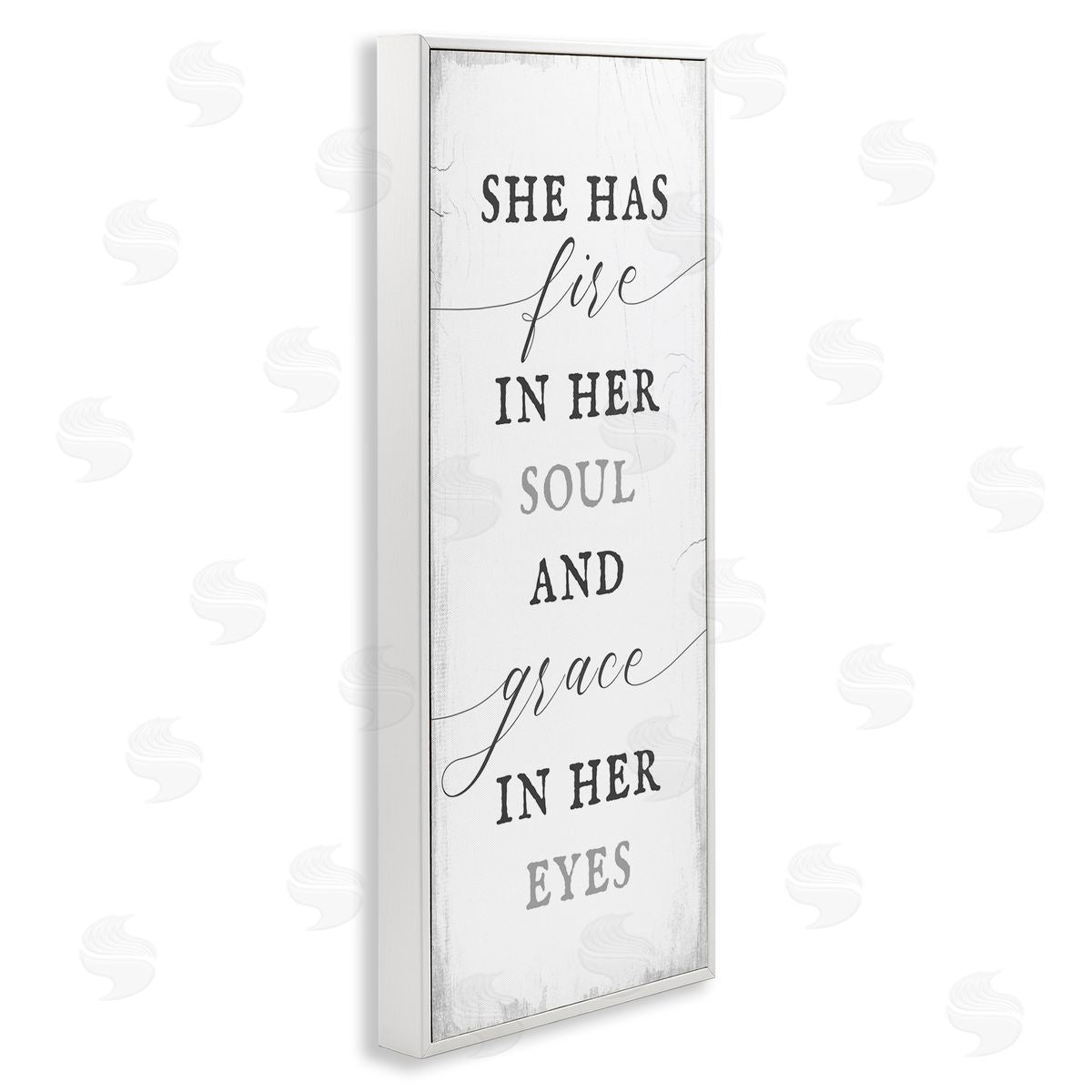 Stupell Studio She has Fire in Her Soul Motivational Girl Power