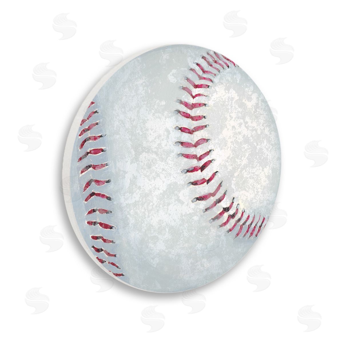 Studio W Grunge Sports Equipment Baseball Playground Game Wooden Wall Plaque Art Print