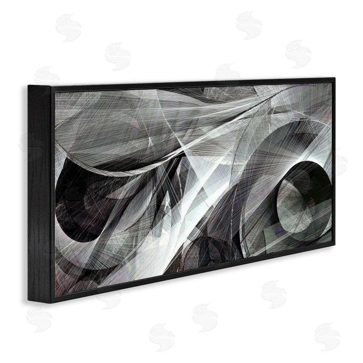 Alpenglow Workshop Monochrome Abstract Shapes Dense Geometric Circular Lines