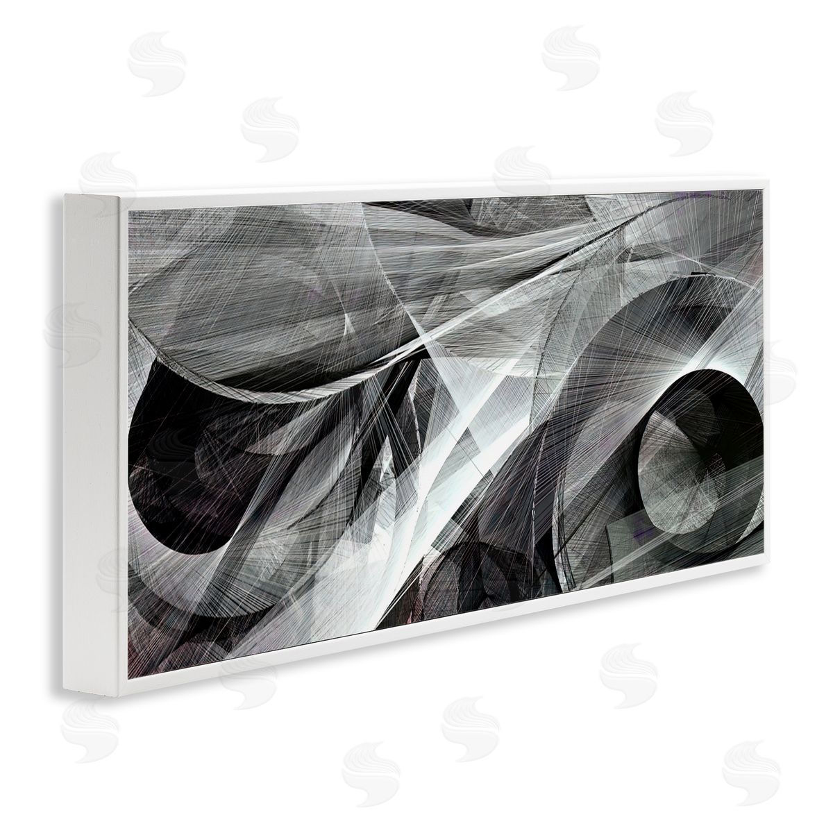 Alpenglow Workshop Monochrome Abstract Shapes Dense Geometric Circular Lines