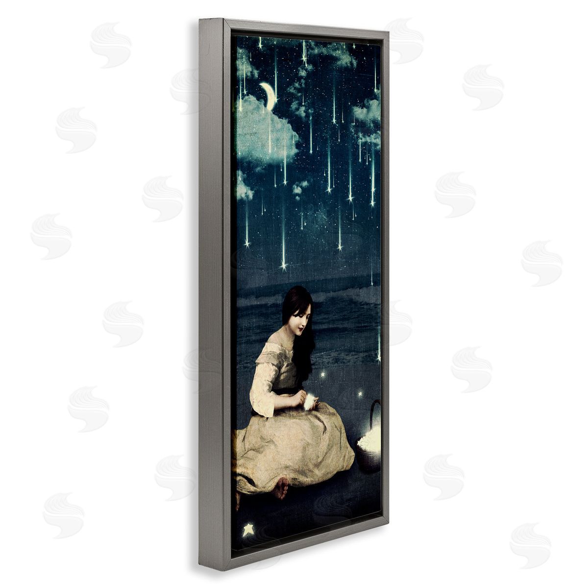 Paula Belle Flores Raining Meteorites Stars Nighttime Moon Woman Scene