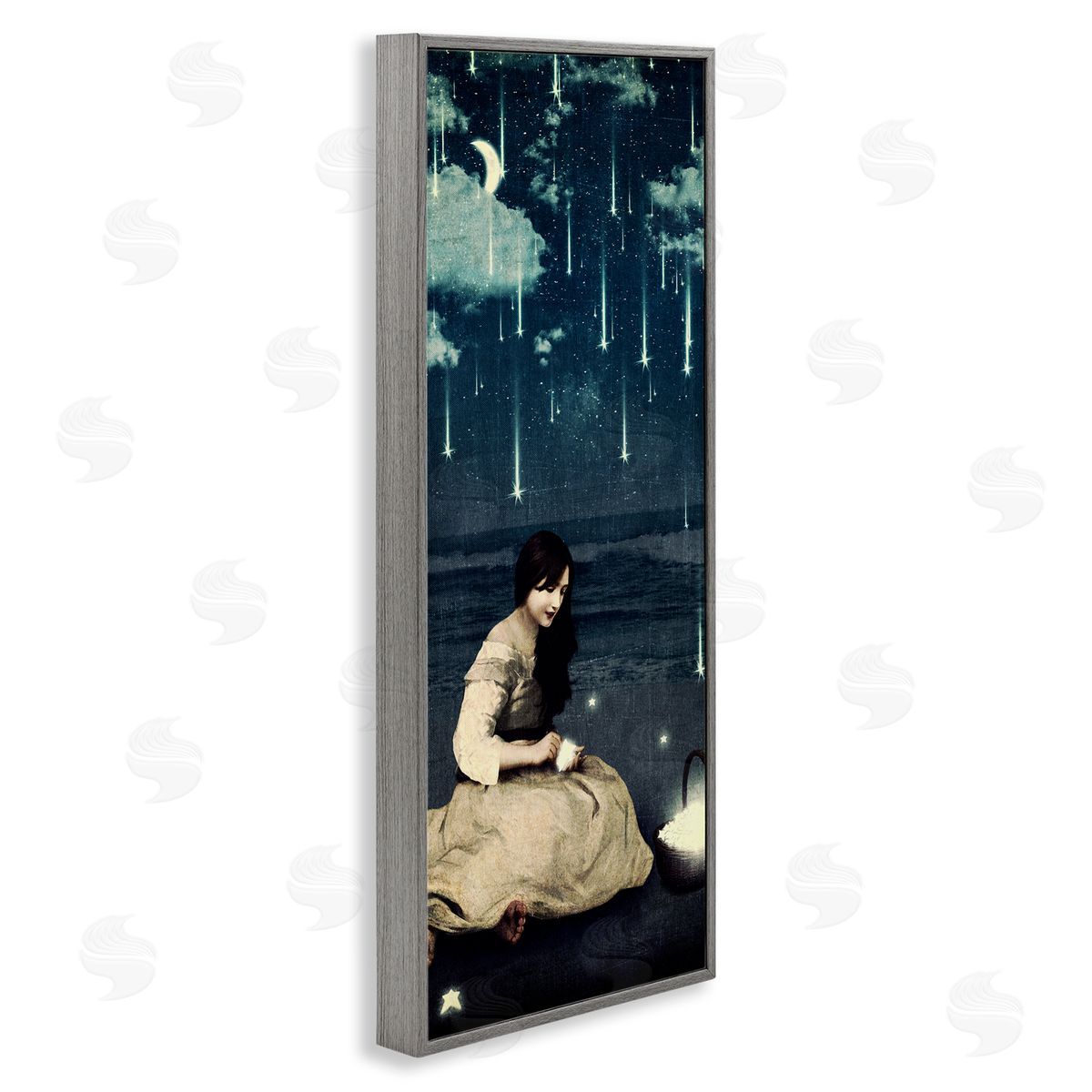 Paula Belle Flores Raining Meteorites Stars Nighttime Moon Woman Scene