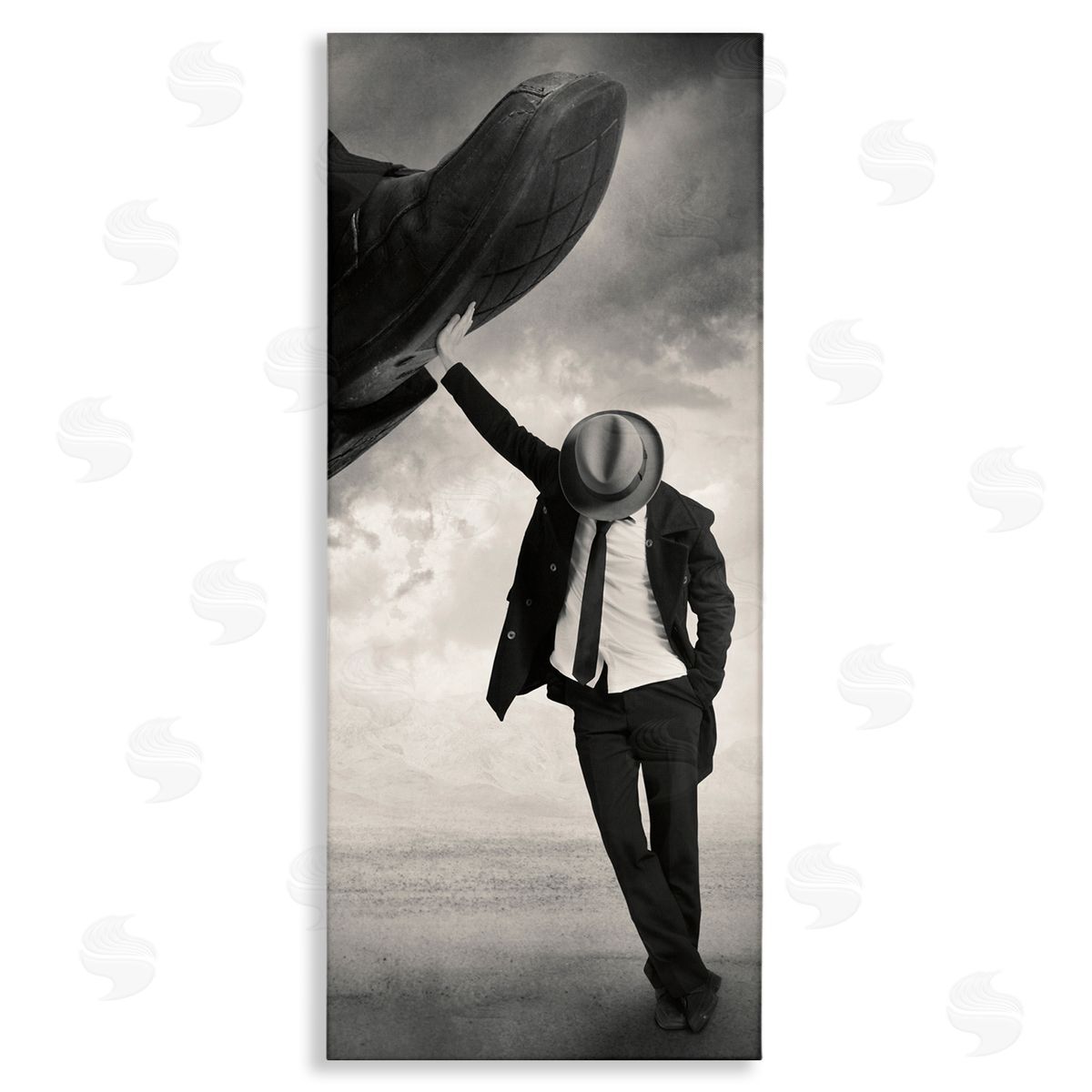 Tommy Ingberg Monochrome Suit Tie Photography Cloudy Sky Hand Shoe