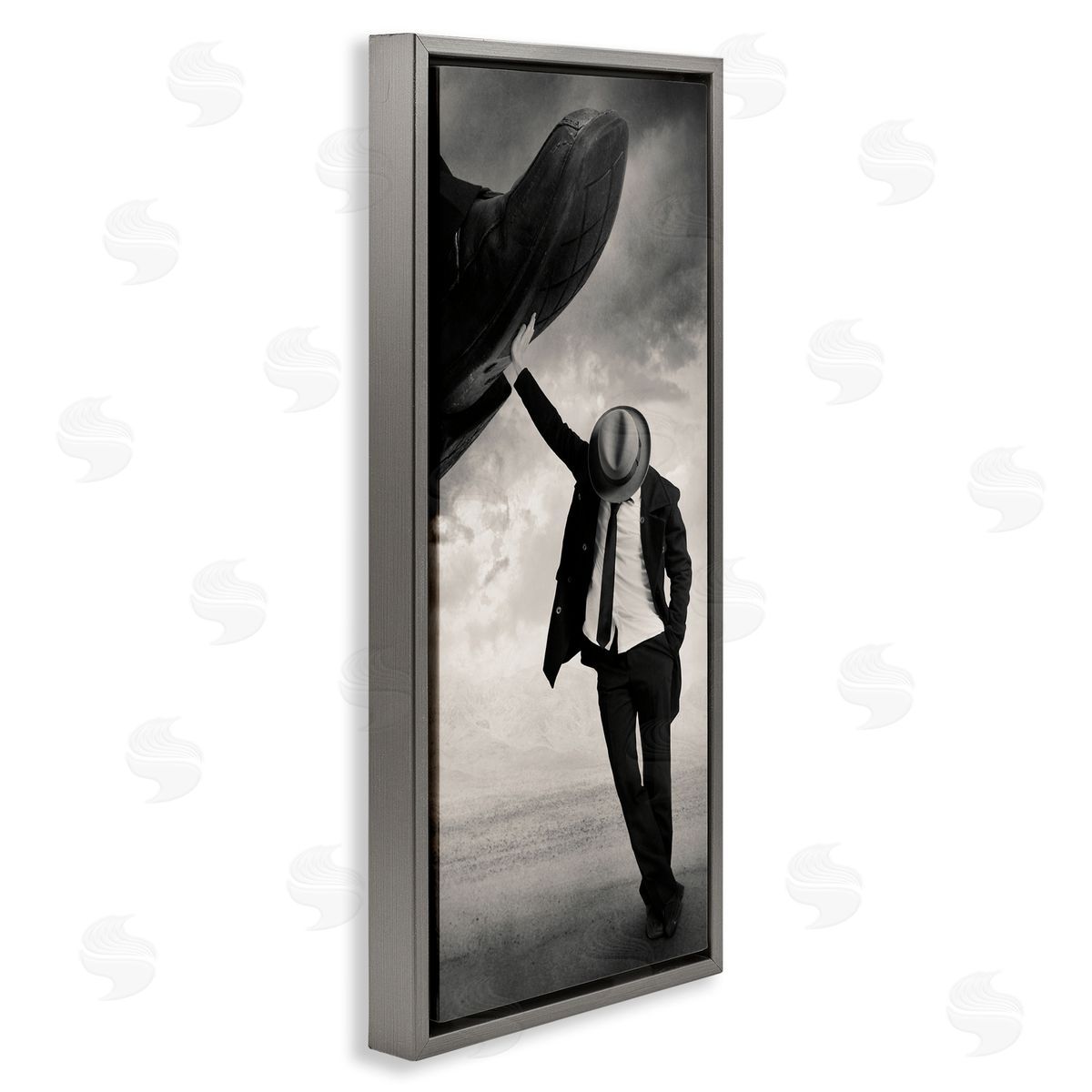 Tommy Ingberg Monochrome Suit Tie Photography Cloudy Sky Hand Shoe