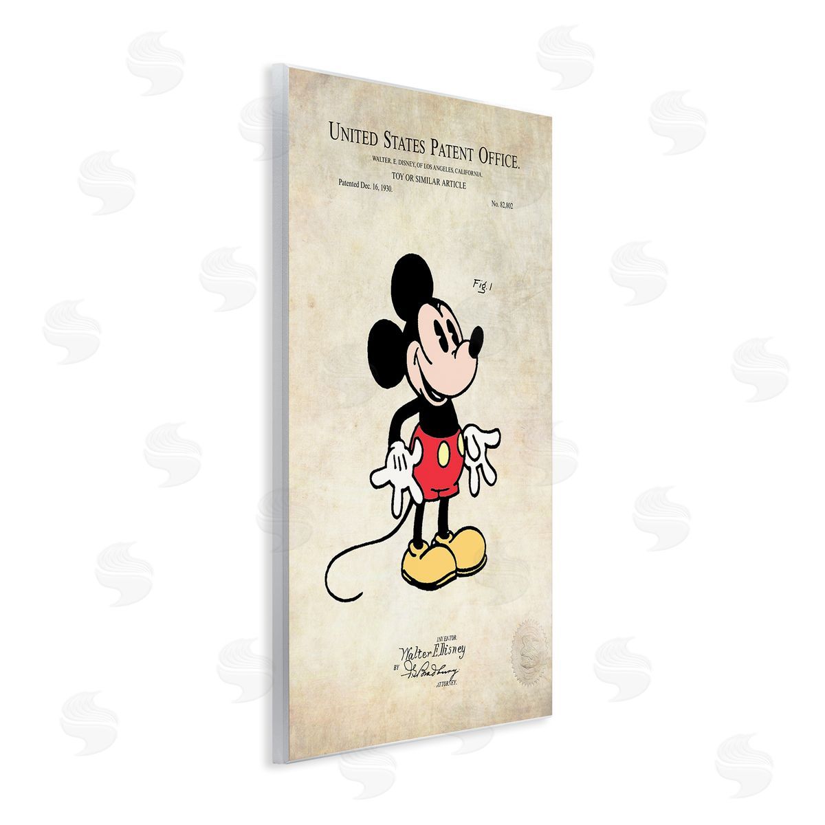 Karl Hronek Toy Character Diagram Patent Vintage  Wall Plaque Art Print