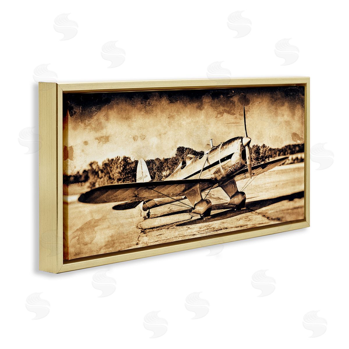 John Slemp Vintage Propeller Airplane Aircraft Sepia Photography