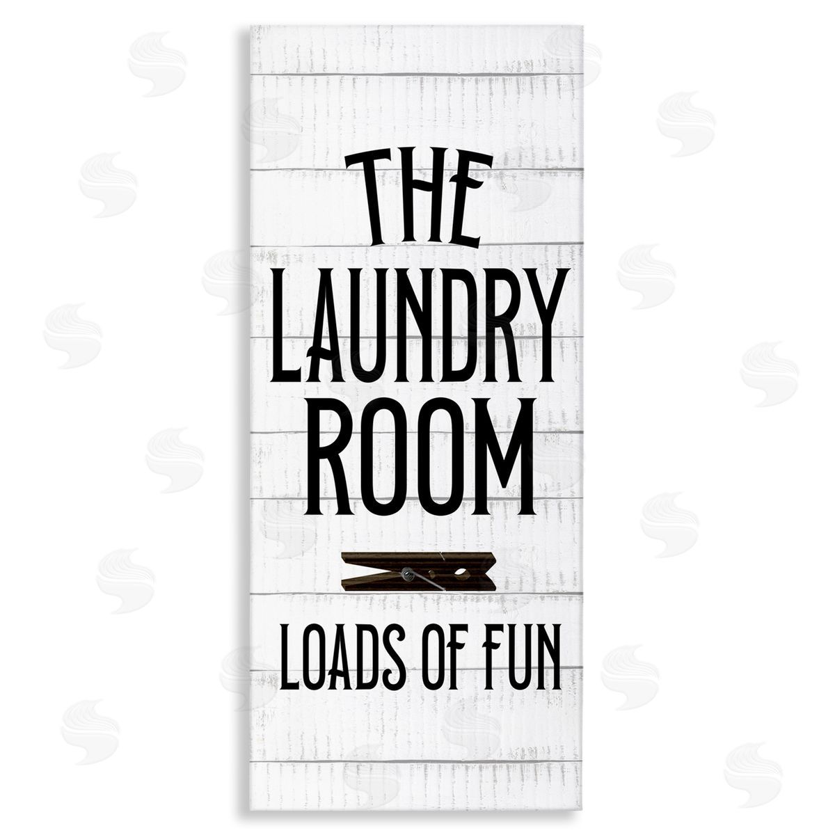 Kim Allen Loads of Fun Laundry Room Rustic Clothespin Design