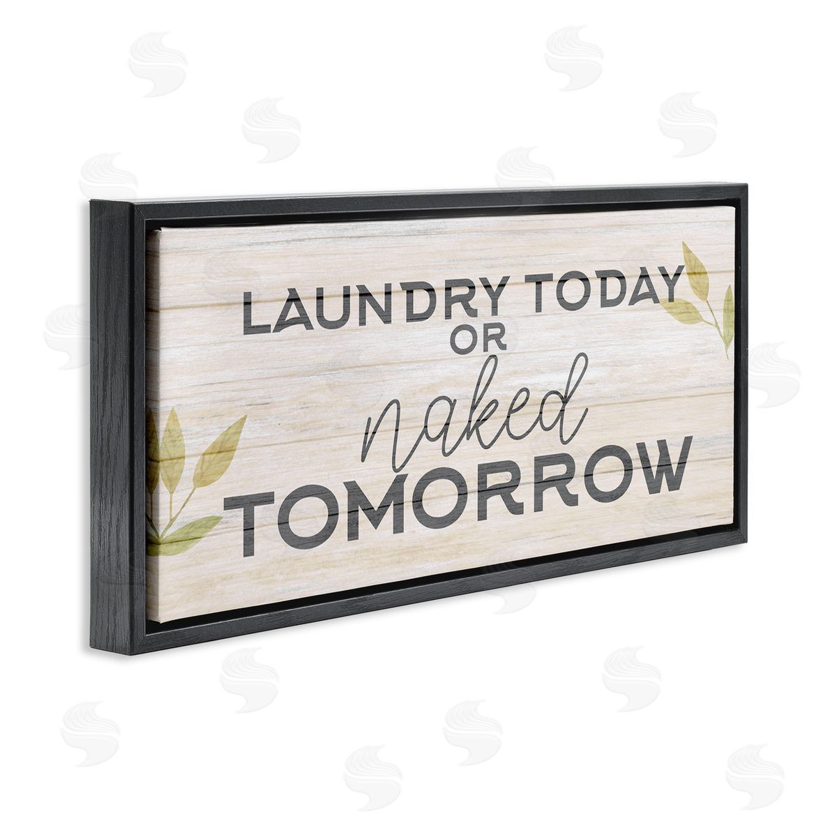 Kim Allen Botanical Laundry Sign Text Typography Funny Quote