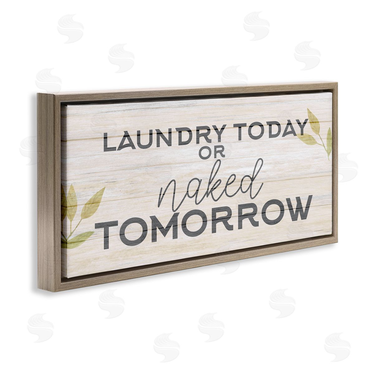 Kim Allen Botanical Laundry Sign Text Typography Funny Quote