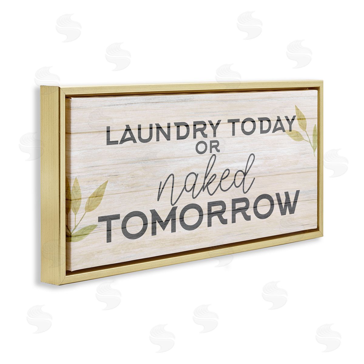 Kim Allen Botanical Laundry Sign Text Typography Funny Quote