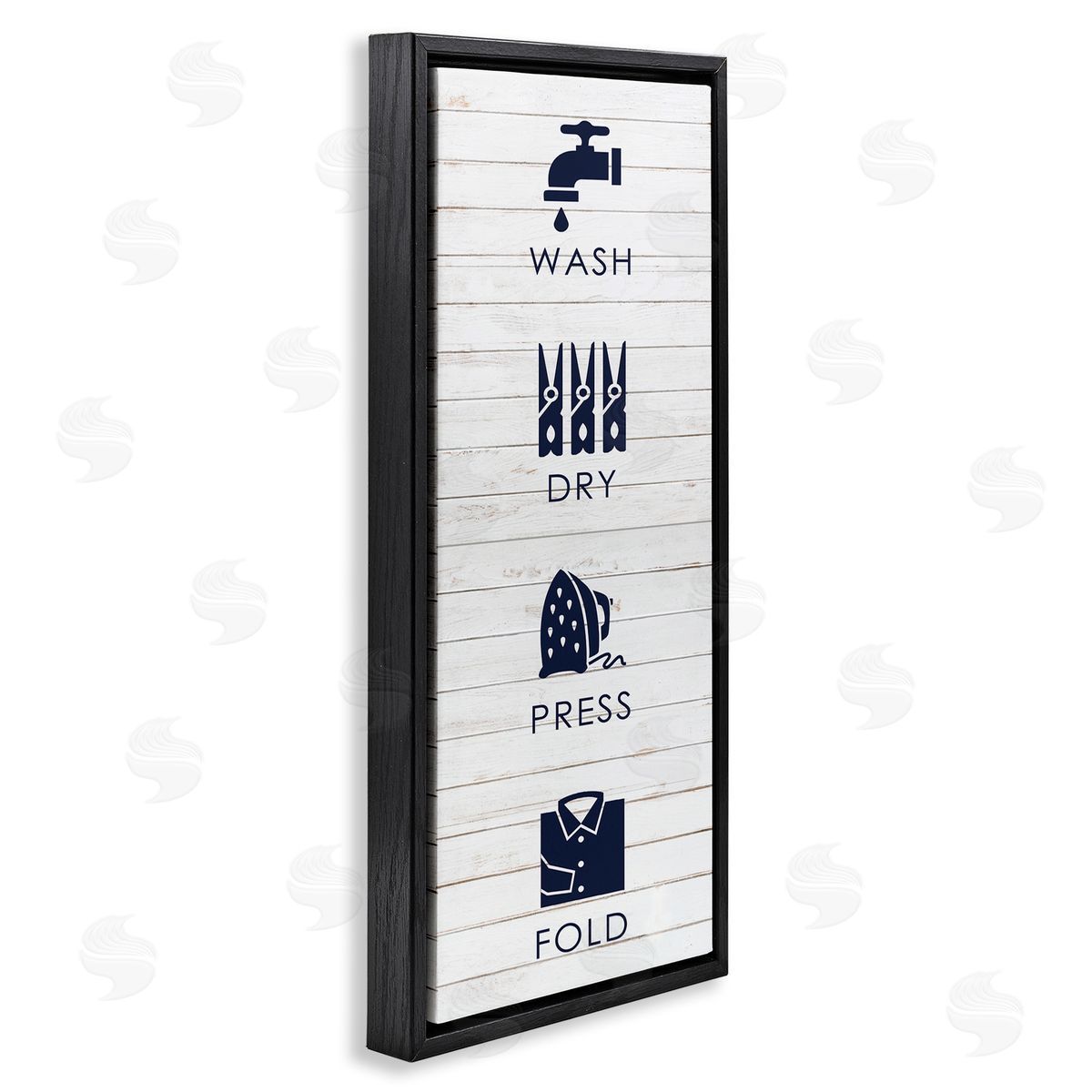 Melody Hogan Rustic Wash Dry Press Fold Laundry Text Quote