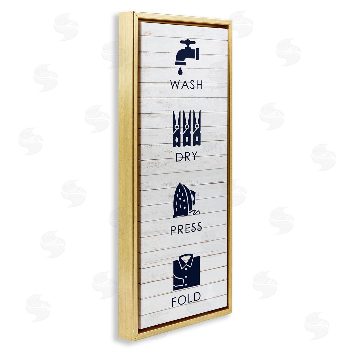 Melody Hogan Rustic Wash Dry Press Fold Laundry Text Quote