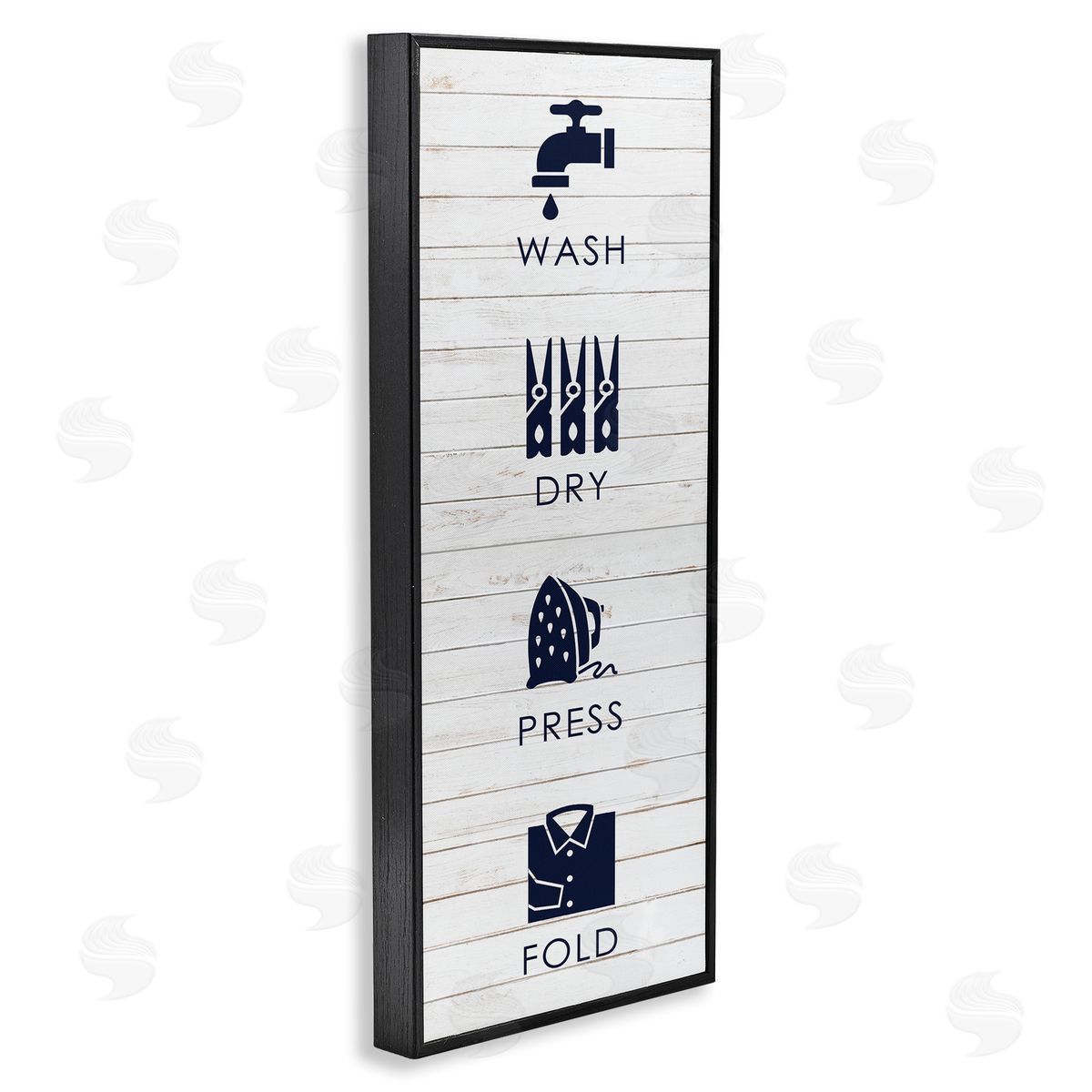 Melody Hogan Rustic Wash Dry Press Fold Laundry Text Quote