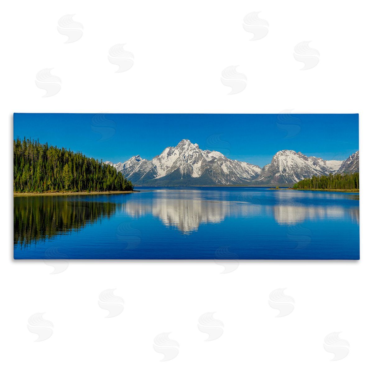 Daniel Sproul Snowcapped Mountains Clear Lake Reflection Panoramic Scenery