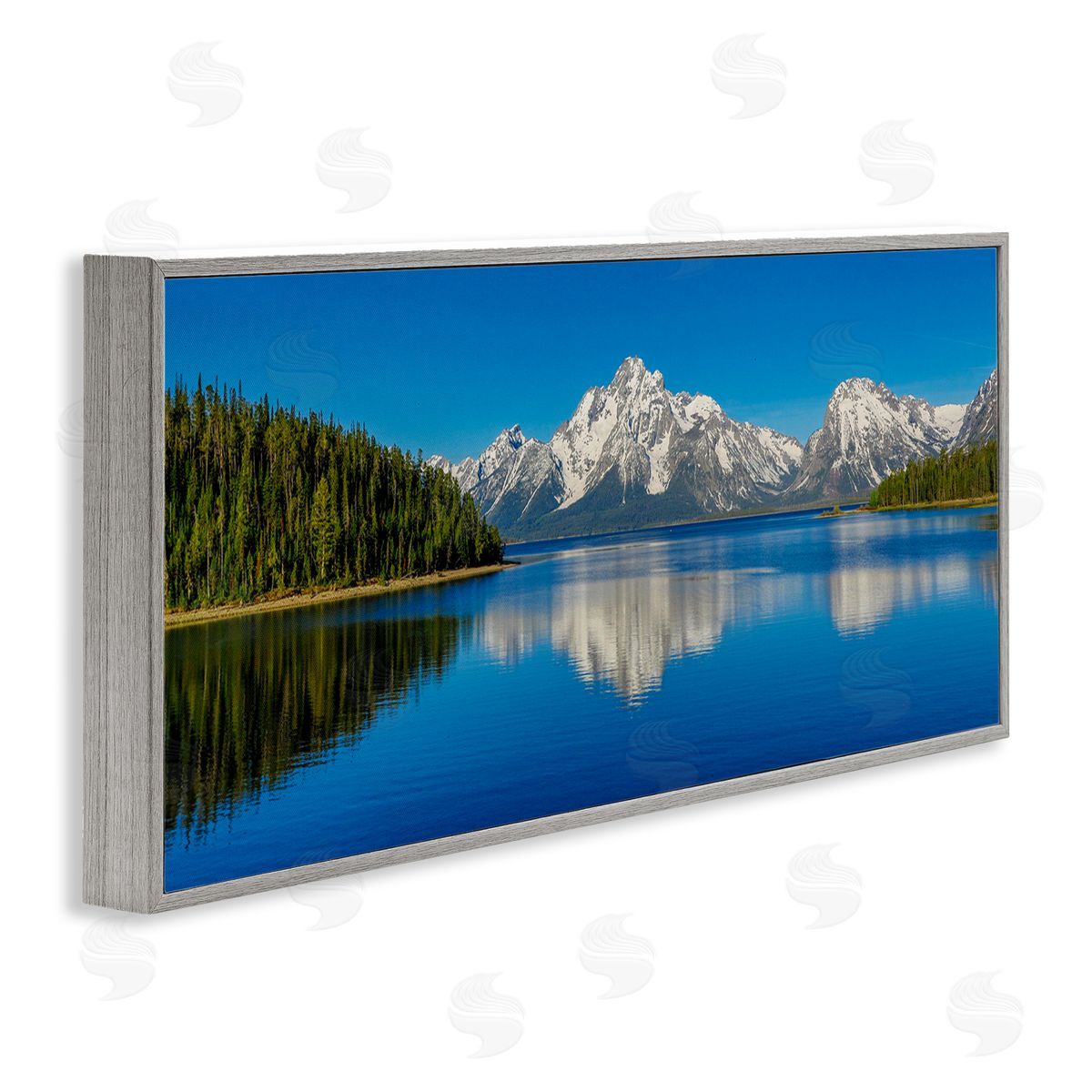 Daniel Sproul Snowcapped Mountains Clear Lake Reflection Panoramic Scenery