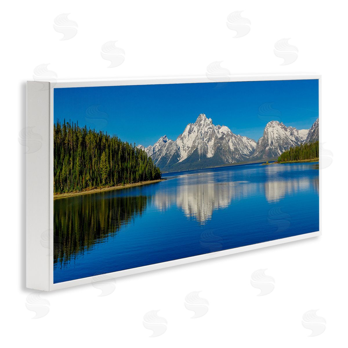 Daniel Sproul Snowcapped Mountains Clear Lake Reflection Panoramic Scenery
