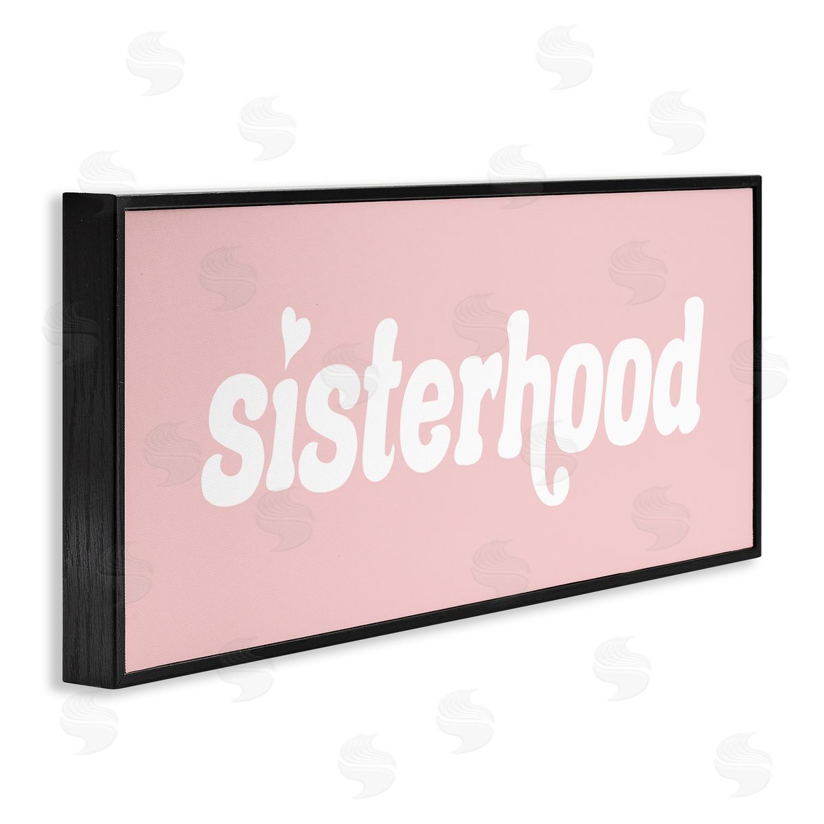 Stupell Studio Sisterhood Pink Typography Casual Girls Text Sign