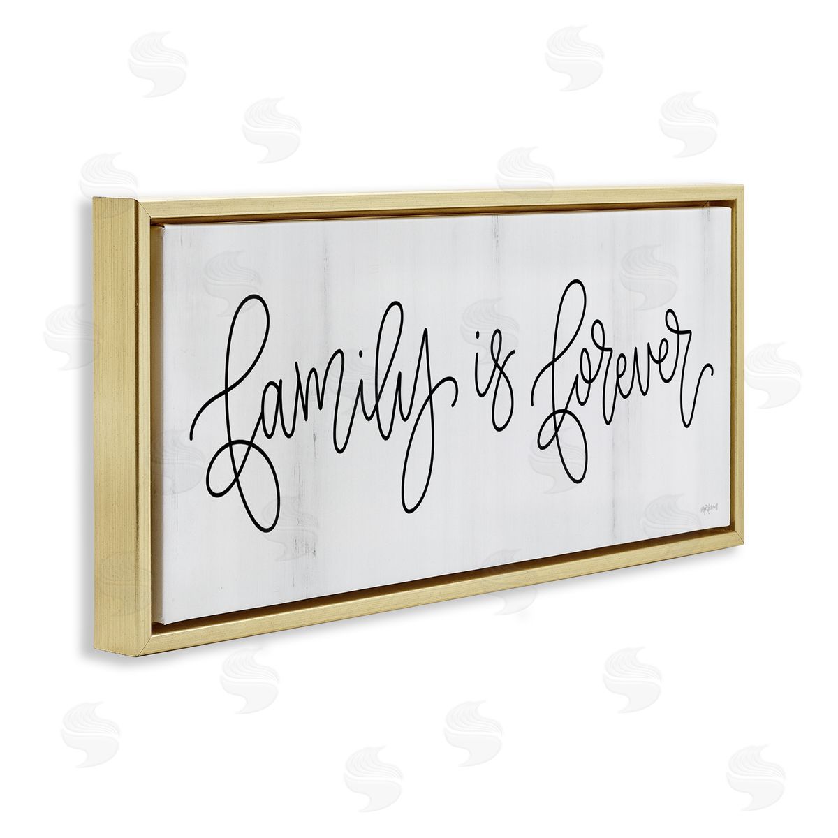 Imperfect Dust Family Is Forever Phrase Rustic Pattern Sign