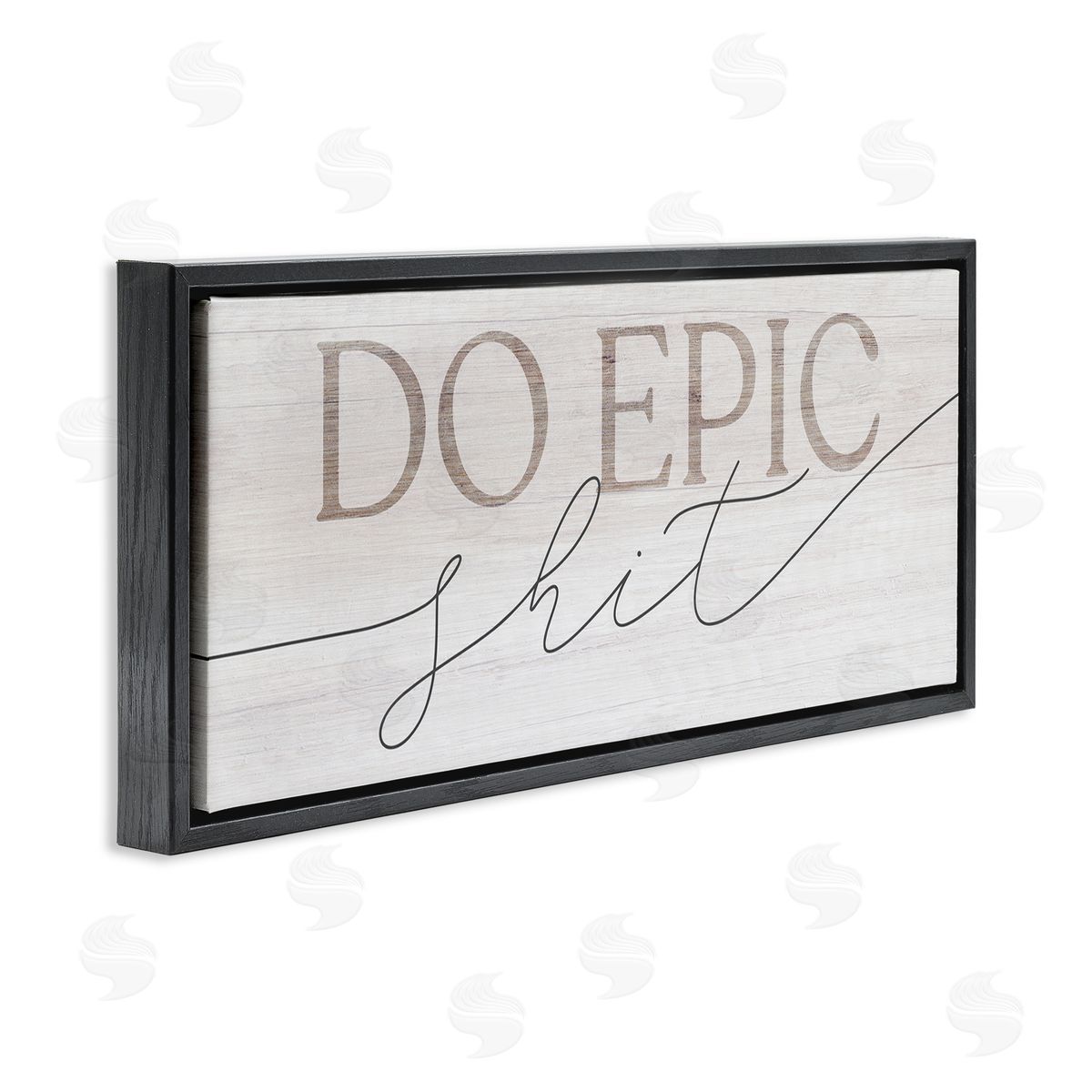 Stupell Studio Do Epic Sh** Fun Typography Sign Grainy Pattern