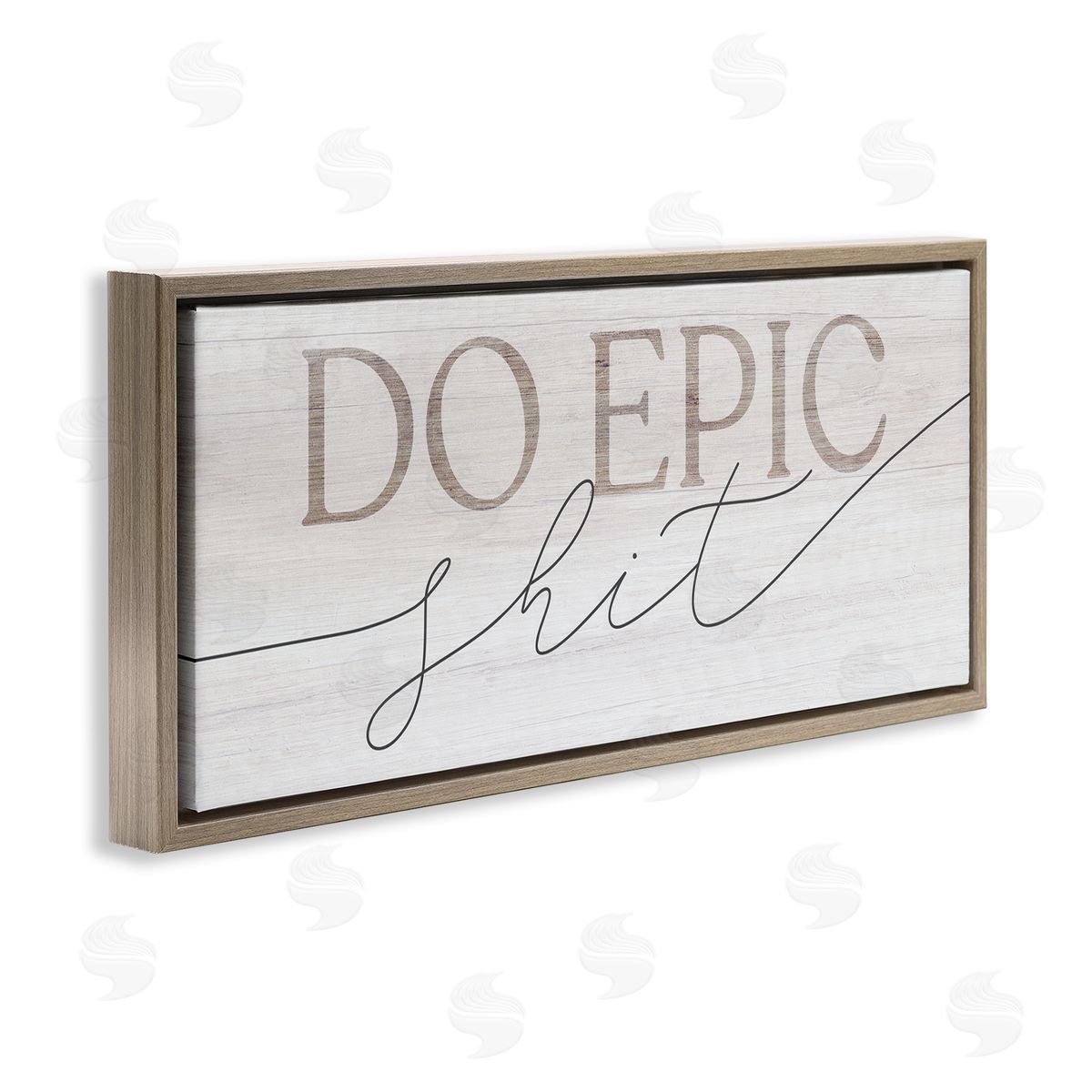 Stupell Studio Do Epic Sh** Fun Typography Sign Grainy Pattern