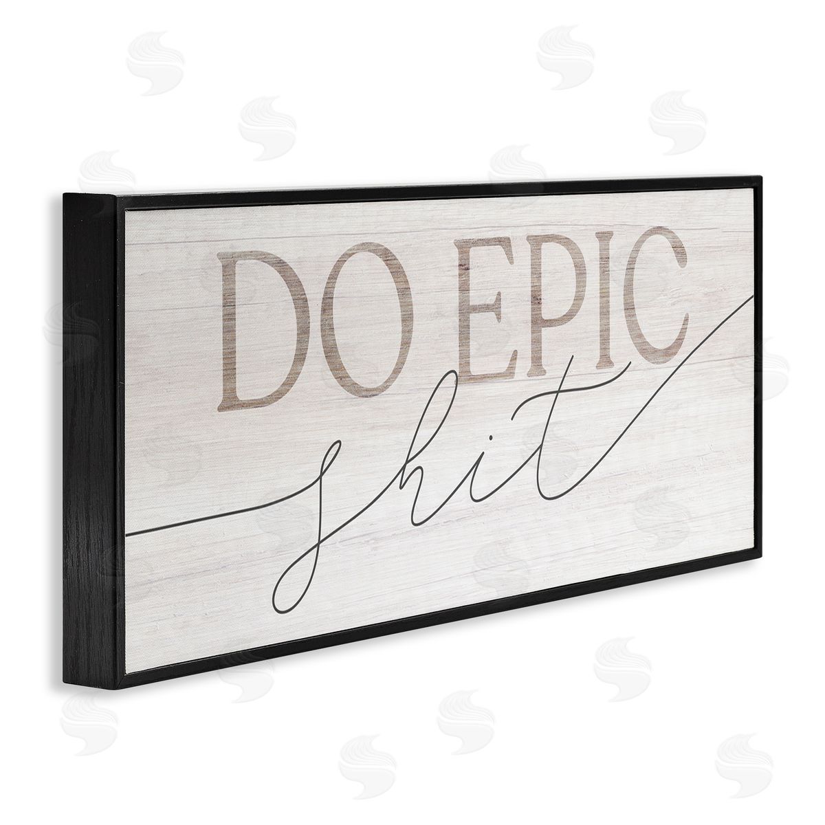 Stupell Studio Do Epic Sh** Fun Typography Sign Grainy Pattern